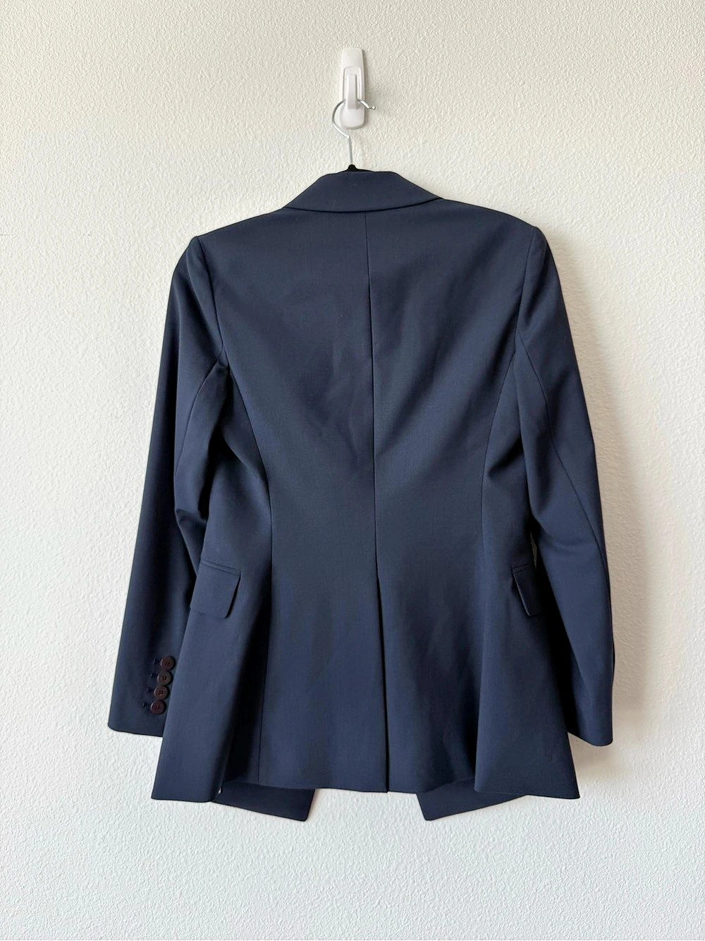 NWT Theory Etiennette Blazer Wool Blazer in Blue Size (2 )Small - Picture 11 of 11